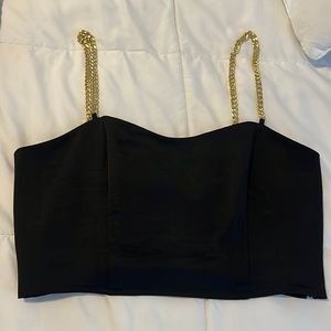 Express small cropped top